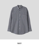 Rashid Overfit Check Shirt
