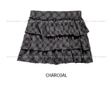 Rani Check Tiered Skirt