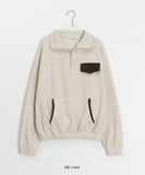 Rokuni Color Matching Pocket Fleece Anorak Zip-up