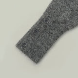 Wool Warmer Button Sleeve Silt Feminine Long Sleeve Knit
