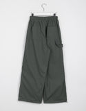 [unisex] Noyuka banding rivet carpender parachute jogger pants