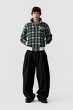 O-RING double pleat pants