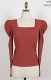 Liabel Square Neck Puff T-shirt