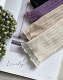 Stella see-through frill polar knit