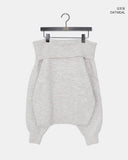 Jonu off-shoulder loose fit long sleeve knit