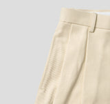 Olsen balloon pintuck Bermuda pants