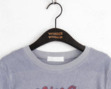 Peubo Terry Airplane Semi Crop Short Sleeve T-Shirt