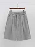 Cotton Pintuck Bermuda Training Pants