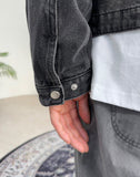 Shard biker denim jacket