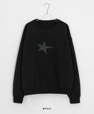 [Unisex] Lil Tough Star Check Round Over Sweatshirt