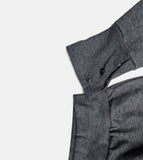 Soft button sleeve sweatshirt
