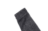 Mohair Leather Collar Wool Coat
