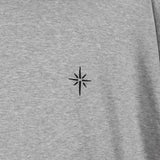 Lock embroidery hooded long sleeve