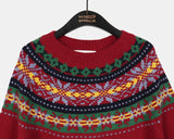 Pommel Nordic Loose Fit Round Knit