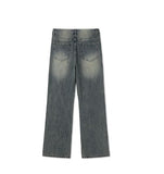 Nudie Washing Flare Denim Pants