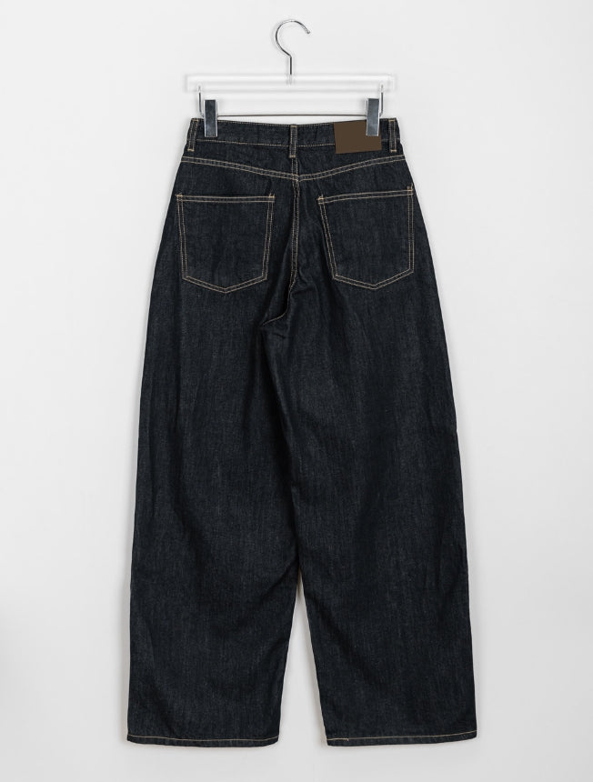 【BAON】Yokui Raw Wide Denim Pants BAON (バオン) - ヨクイ生ワイドデニムパンツ / Yokui Raw Wide