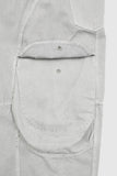 Curve panel cargo cotton wide pants