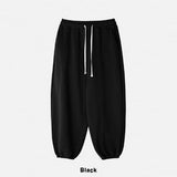 Dion sheepskin wide jogger pants