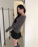 Marty Cotton Pleated Layered Skirt Pants