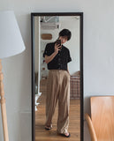 Fresh Summer Belted Two Tuck Slacks