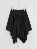 [BAONHAUS] Broa Unbalanced Layered Midi Skirt