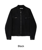 Loose Washed Biker Jacket