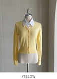 Meren Shirt Layered Knit Cardigan