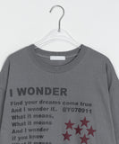 [unisex] Met Star Printing Over Short Sleeve Tee