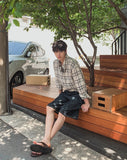 Bureau Linen Bermuda Denim Pants