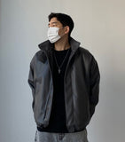 Winter High-Neck Leather Padding
