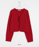 Cocona cable ribbon cardigan