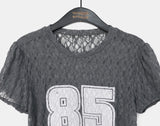 Nosen Lace Puff Short Sleeve T-Shirt