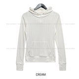 Shane Ribbed Studded Hoodie