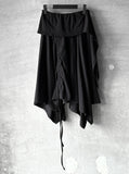 Melly Shirring Unbalance Skirt