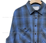 Heb Check Crop Cutting Shirt