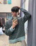 LEAD ST High Neck Crop Knit