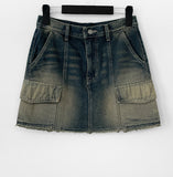 KOND CARGO denim skirt