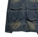 Urban Big Pocket Washing Denim Jacket