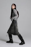 Hooded Eyelet Knitwear