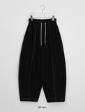 [Unisex] Gante Stitch Banding Balloon Wide Pants