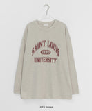 [Unisex] Sainten Lettering Over Long Sleeve Tee