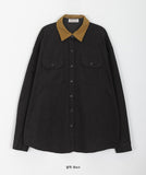 [BAONHAUS] Sensomi corduroy color matching pigment overshirt