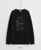 [unisex] Brand Print Long Sleeve T-Shirt