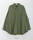 [BAONHAUS] Samor Cotton Over Long Sleeve Shirt