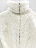 Pittu High Neck Fur Zip-Up