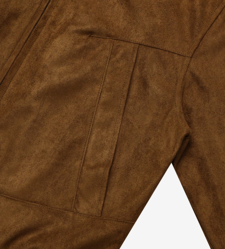 The Jacket Maker Sven Mocha Suede Bomber Jacket Review - Your