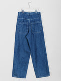 [unisex] Kembo Long Balloon Denim Pants