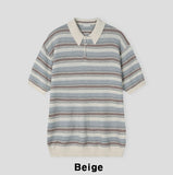 Dots Stripe Half Knit