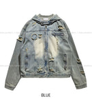 Tyrone Damage Hooded Denim Jacket