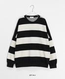 Roohi color matching stripe over sweatshirt